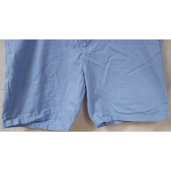 Nautica Mens 40 Blue The Deck Classic Fit Flat Front Chino Khaki Shorts - Picture 5 of 13